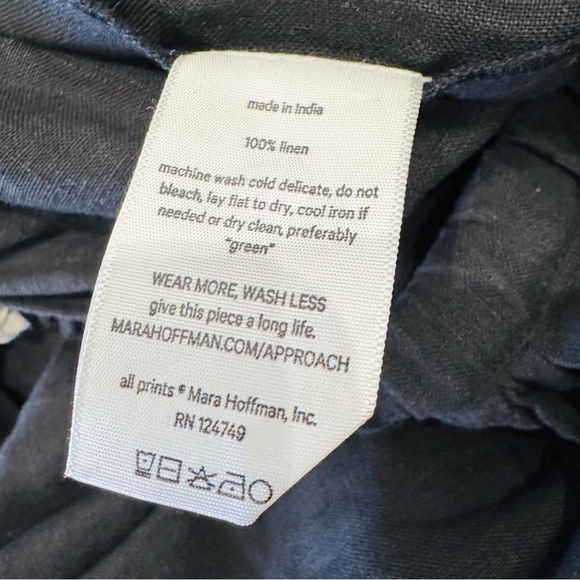 Mara Hoffman graziella 100% Linen convertible Skirt dress - Picture 14 of 16